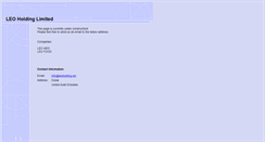 Desktop Screenshot of leoholding.net