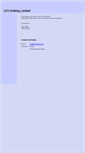 Mobile Screenshot of leoholding.net